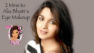 Beauty School 2 Minutes to Alia Bhatts Eyes [upl. by Archaimbaud]