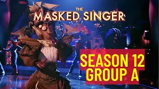 Masked Singer Group A Revealed  Season 12 [upl. by Aneehsar186]