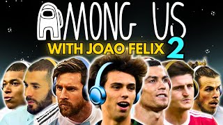 Messi amp Ronaldo play AMONG US with João Félix 2 [upl. by Oeak]