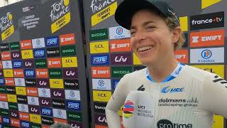 Reusser wins the ITT in Pau at TDFF2023 quotAfter helping the team the whole week its nice to winquot [upl. by Reni]