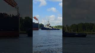 THETIS  Noordzeekanaal 👍😍🌊 ships ship netherlands schiffe tug tugs schiff [upl. by Ecallaw]