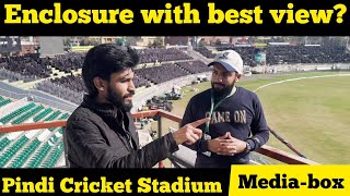 EXCLUSIVE Best enclosure in Pindi Cricket Stadium Rawalpindi [upl. by Nyleikcaj]