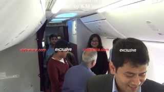 Ambareesh in Malaysian Flight Back To Bangalore [upl. by Normalie]