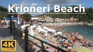 Krioneri Beach Parga Greece 2019 in 4K [upl. by Wahs]