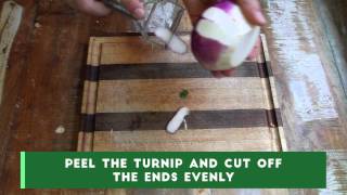 How To Spiralize Turnip [upl. by Ynnej779]