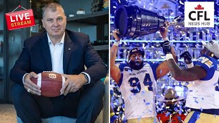 CFL Commissioner Talks Expansion Blue Bombers 2022 CFL Draft Preview [upl. by Terencio]