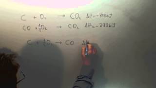 Calcular entalpia de formacion del monoxido de carbono Termoquimica Selectividad Academia Usero [upl. by Anayrb]