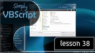 VBScript Basics Part 38  BrowseForFile [upl. by Rotow114]