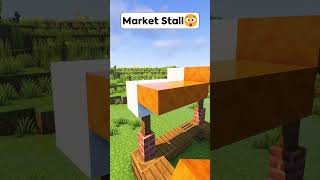 Minecraft Market Stall😲 Worlds Smallest Violin shorts minecraft [upl. by Hedwig]