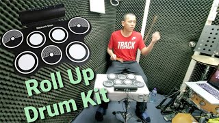 Roll Up Drum Kit Sound Test [upl. by Selinda]