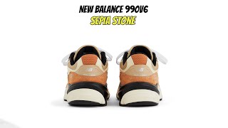 New Balance 990v6 Sepia Stone [upl. by Nosredna]