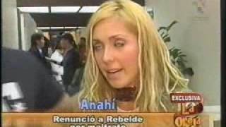 Rbd Anahi harta habla de su renuncia por maltrato [upl. by Toma31]