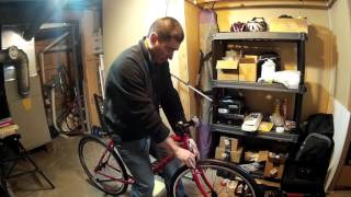 Vintage bike build part 3  Quill Stem Adapter Stem Drop Bar install [upl. by Madlin]