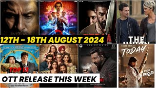 Top 13  2024 august Ott release movies and Series This Week  New Ott Release  Friday Ott Release [upl. by Anaerdna]