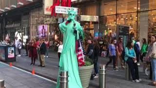 Statue Of Liberty Moving And Talking [upl. by Benedic]