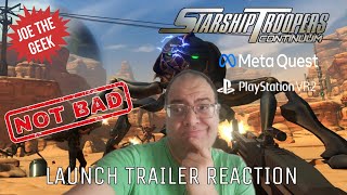 STARSHIP TROOPERS CONTINUMM 2024  LAUNCH TRAILER REACTION [upl. by Akired488]