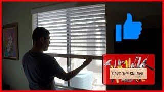 Como instalar persianas  How to Install Window Blinds [upl. by Finley]