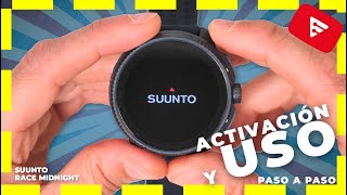 Suunto RACE Midnight ⌚ Guía de activación funciones y unboxing paso a paso [upl. by Ramah]