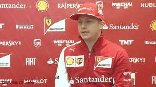 Kimi Räikkönen Interview Funny First Ferrari Interview F1 News 2014 CARJAM TV HD 2014 [upl. by Alyahsal]