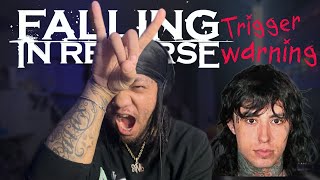 Falling In Reverse  quotTrigger Warningquot Reaction Audio FallingInReverse musicreactions [upl. by Evvie]