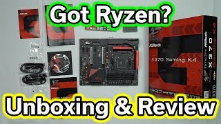 ASRock Fatal1ty X370 Gaming K4  Unboxing amp Review [upl. by Jourdan]