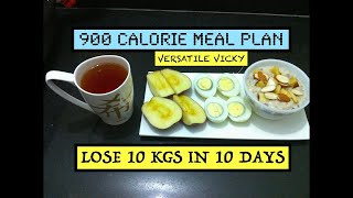 Egg Diet For Weight Loss  900 Calorie Diet To Lose 10Kg In 10 Days  Egg Diet By Versatile Vicky [upl. by Atilal]