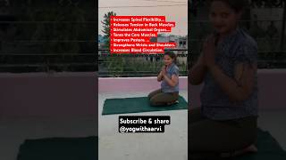 Marjariasana Benefits CatCow Poseyoga advanceyoga Youtubeshorts viral trending [upl. by Sybille]