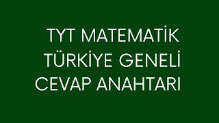 2024 TYT TÜRKİYE GENELİ MATEMATİK SORU KİTAPÇIĞI töder özdebir türkiyegeneli cevapanahtarı [upl. by Older263]