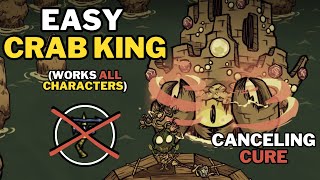 How to kill CRAB KING easily with All Characters No weather pains  Dont Starve Together  DST [upl. by Eelrebmik]