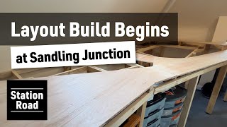 The Layout Build Begins at Sandling Junction [upl. by Nauwtna988]