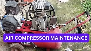 AIR COMPRESSOR MAINTENANCE [upl. by Anahir]