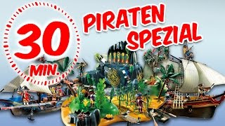 ⭕ PLAYMOBIL Piraten Unboxing Special  RotrockSegler PiratenbeuteschiffampAbenteuerSchatzinsel [upl. by Rae9]