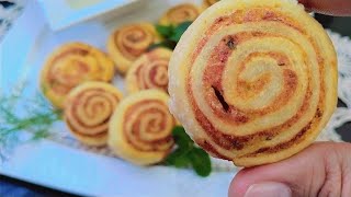 Crispy Aloo aur soji kay Pinwheel samose ❤️Sandwiches Lunchbox Ramadan spacial recipe [upl. by Sinnod]