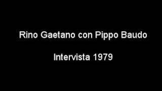 Rino Gaetano intervista con Pippo Baudo 3 novembre 1979 [upl. by Catina15]