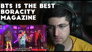 BTS Is The Best  Boracity Magazine  Cyruss Reaction [upl. by Nairbal]