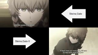 SteinsGate and SteinsGate 0 Episode 23 Divergence Point [upl. by Dorraj]