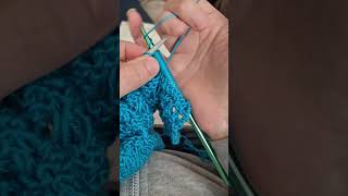 Double Yarn over technique in knitting [upl. by Flessel462]