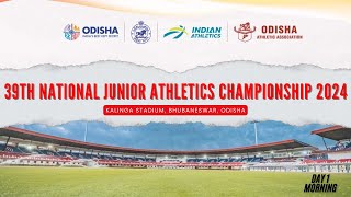 LIVE 39TH NATIONAL JUNIOR ATHLETICS CHAMPIONSHIP 2024  DAY 1 MORNING [upl. by Farlee]