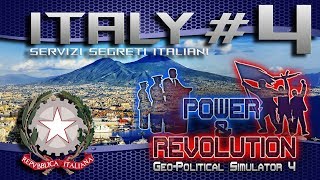 Italy 4 quot Servizi Segreti Italiani quot  Geopolitical Simulator  Power amp Revolution HD ITA [upl. by Bessy]