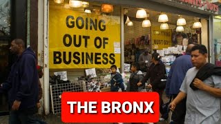 RECESSION  GOING OUT BUSINESS NYC SOUTH BRONX DAILY TOUR [upl. by Nomihs]