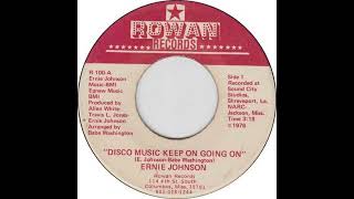 Ernie Johnson  Disco Music Keep On Going On US 1976 [upl. by Shirlee640]