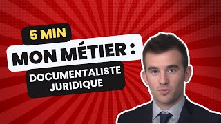 Découvrir le métier de documentaliste juridique en 5min [upl. by Milt]