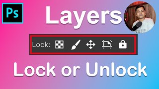 Photoshop Locking System Explain  How to Lock or Unlock Layers in Photoshop [upl. by Enelyad857]