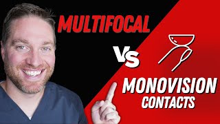 Multifocal VS Monovision Contacts  Contacts For Presbyopia [upl. by Refinneg]