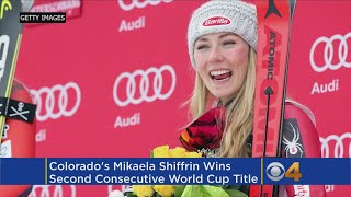 Mikaela Shiffrin Wins Overall World Cup Title  Again [upl. by Llenreb509]