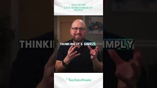 Data Tip 28  Data work is made of people Data DataCareers [upl. by Ijan]