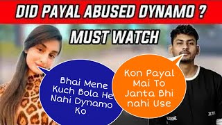 Controversy between Payal And Dynamo  Fake controversy [upl. by Reivazx291]