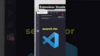 Extensions vscode coding programming informatique extension vscode learning html css code [upl. by Katerina]