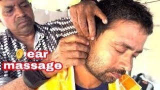 pradeep barber head neck massage therapy tapping sounds by Indian street barberasmr [upl. by Perl]