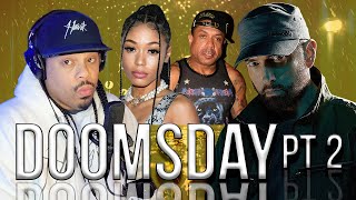 EMINEM Disses BENZINO  Coi Leray RESPONDS  Eminem  DOOMSDAY PT 2  Rapper Reaction  COMMENTARY [upl. by Feinstein974]